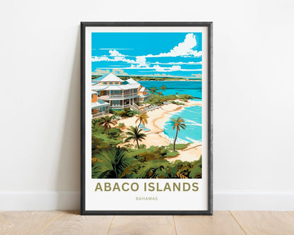 Abaco Islands Travel Poster - Island Adventures