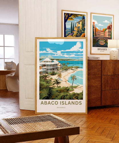 Abaco Islands Travel Poster - Island Adventures