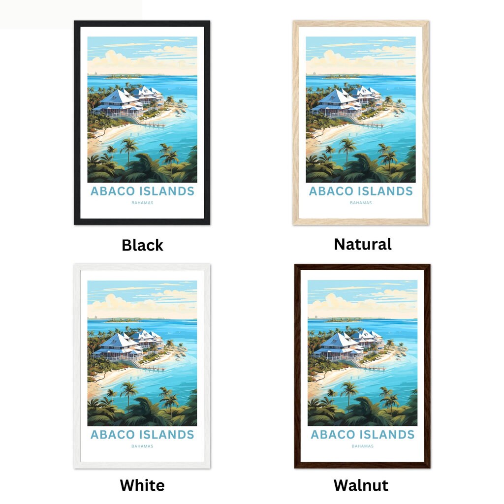 Abaco Islands Travel Poster - Coastal Retreat