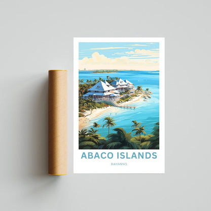 Abaco Islands Travel Poster - Coastal Retreat