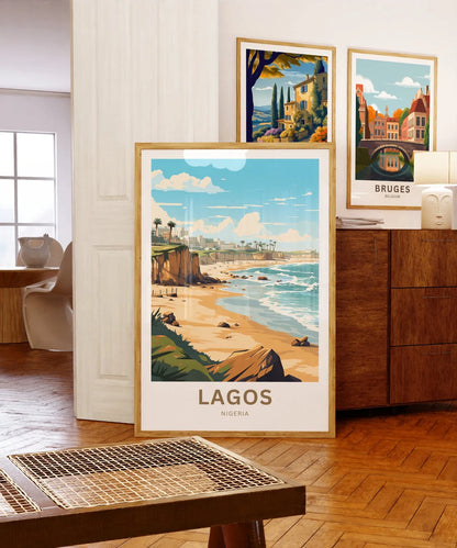 Lagos Travel Poster
