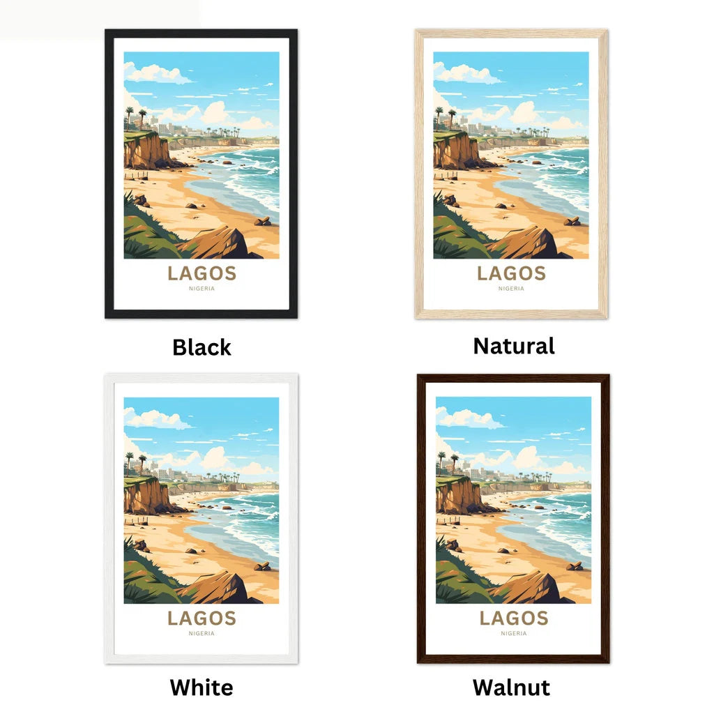 Lagos Travel Poster