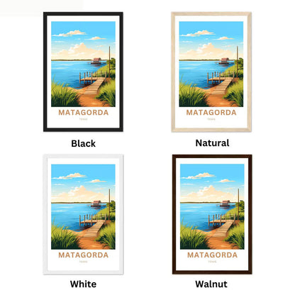 Matagorda Travel Poster