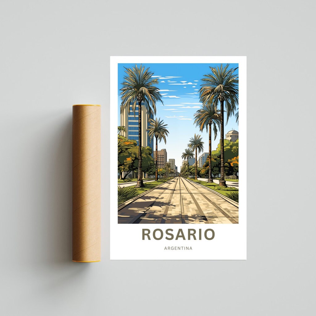 Rosario Travel Poster