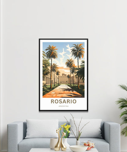 Rosario Travel Poster