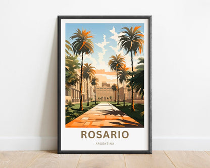 Rosario Travel Poster