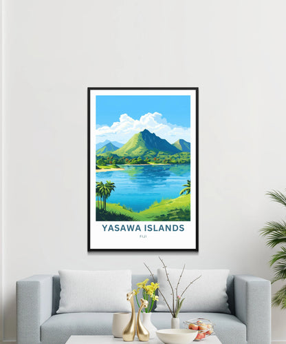 Yasawa Island Travel Poster