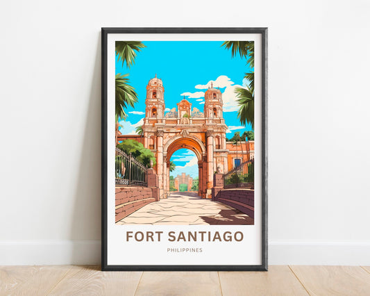 Fort Santiago Travel Poster