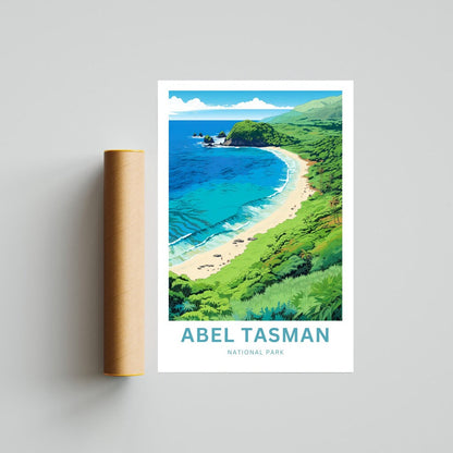 Abel Tasman Park Travel Poster - Senic