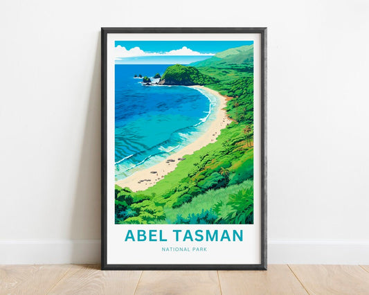 Abel Tasman Park Travel Poster - Senic