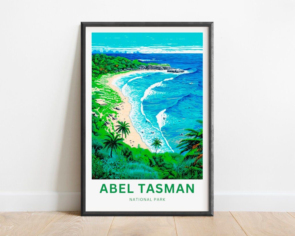 Abel Tasman Park Travel Poster - Scenic View