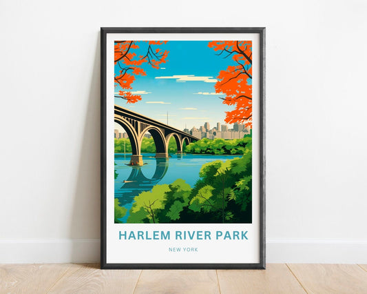 Harlem River Park Travel Poster