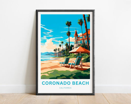 Coronado Travel Poster