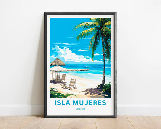 Isla Mujeres Travel Poster
