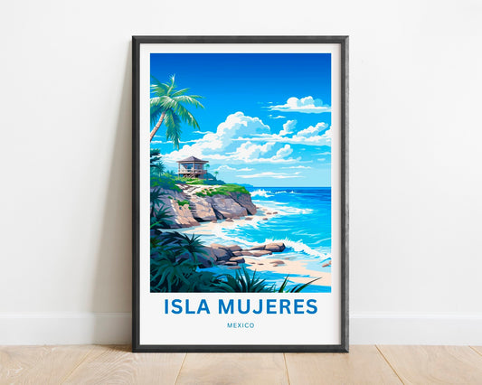 Isla Mujeres Travel Poster