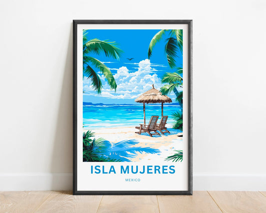 Isla Mujeres Travel Poster