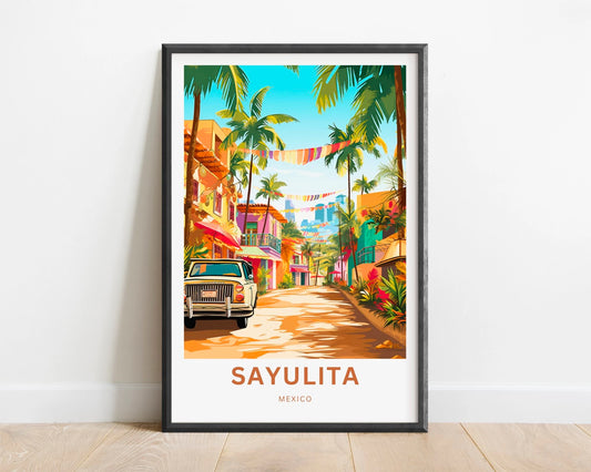 Sayulita Travel Poster