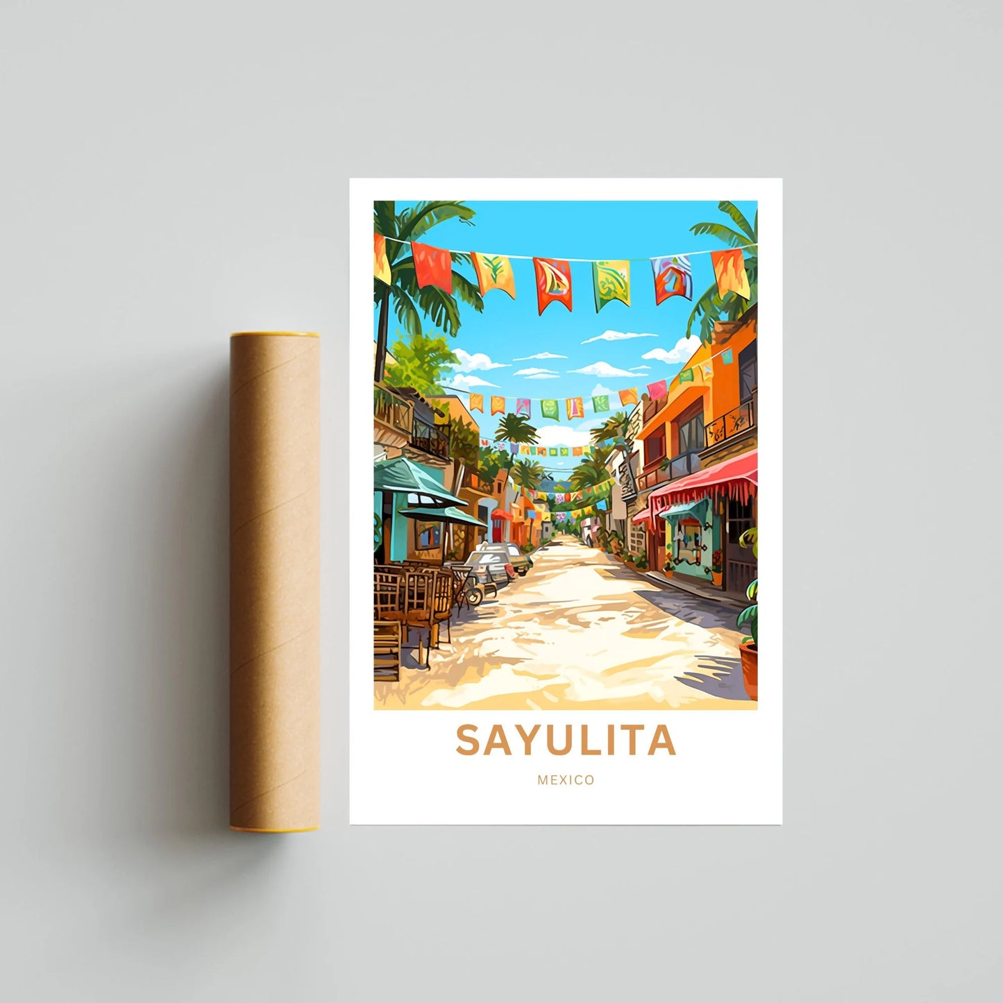 Sayulita Travel Poster