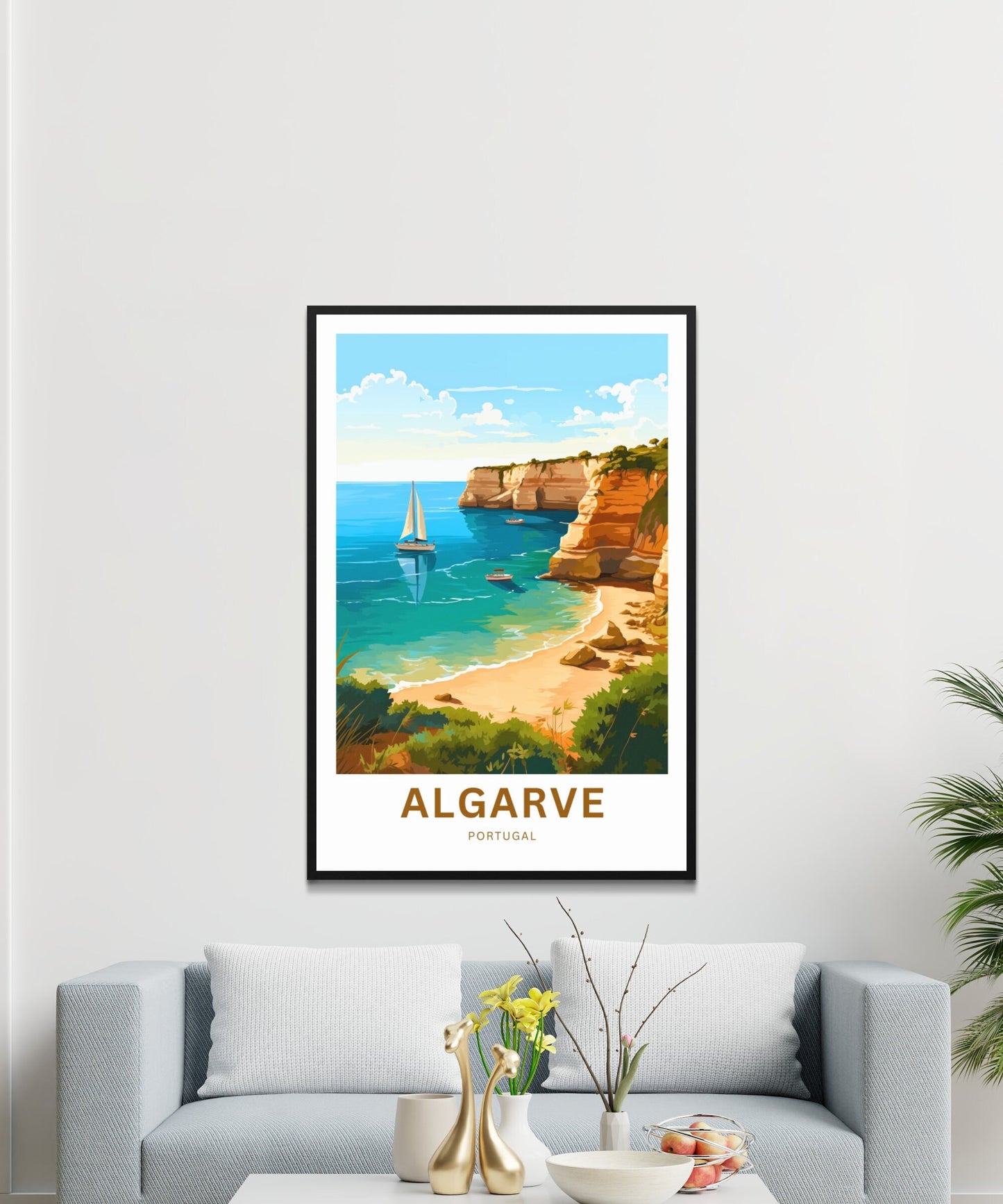 Algarve Travel Poster