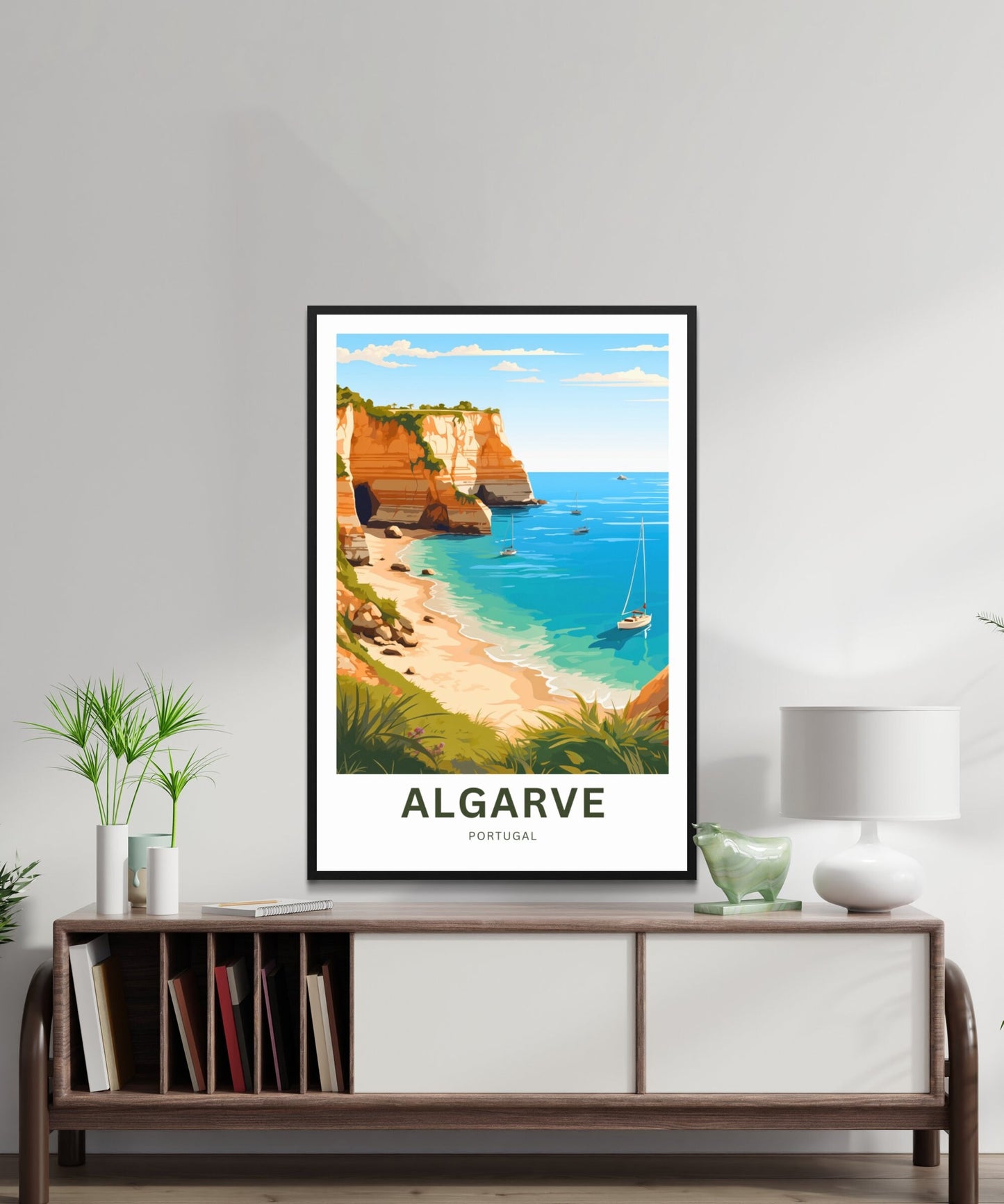 Algarve Travel Poster