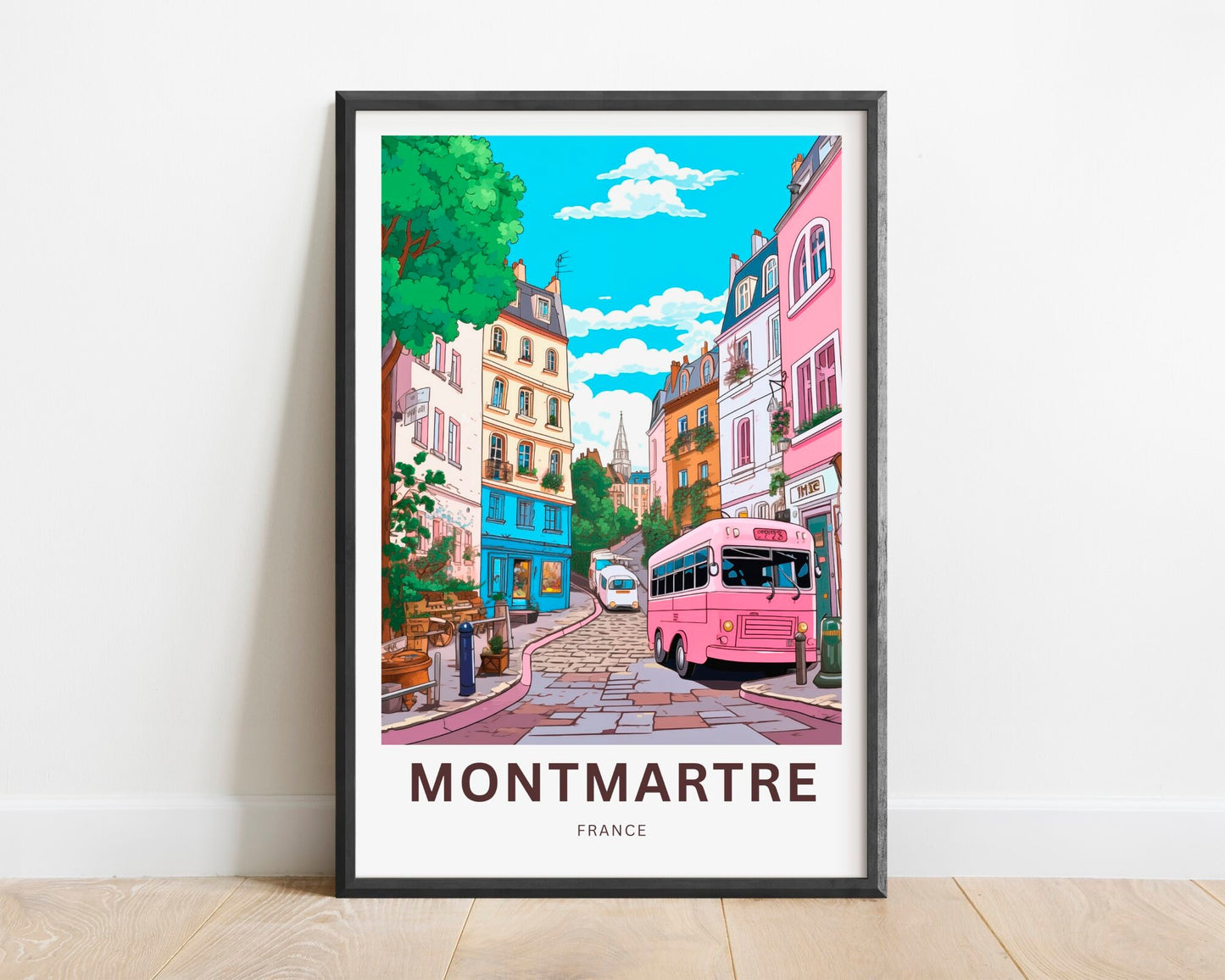 Montmartre Travel Poster