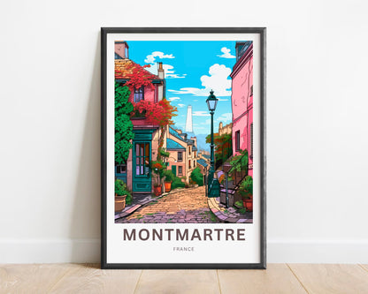 Montmartre Travel Poster