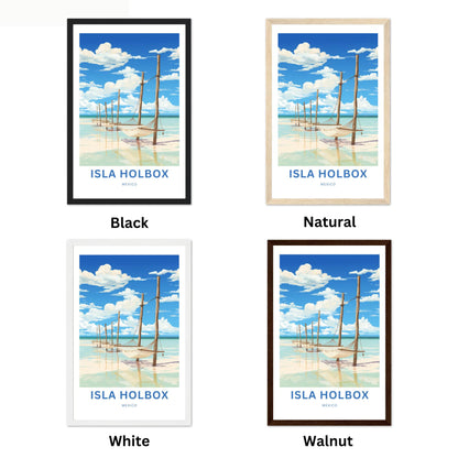 Isla Holbox Travel Poster