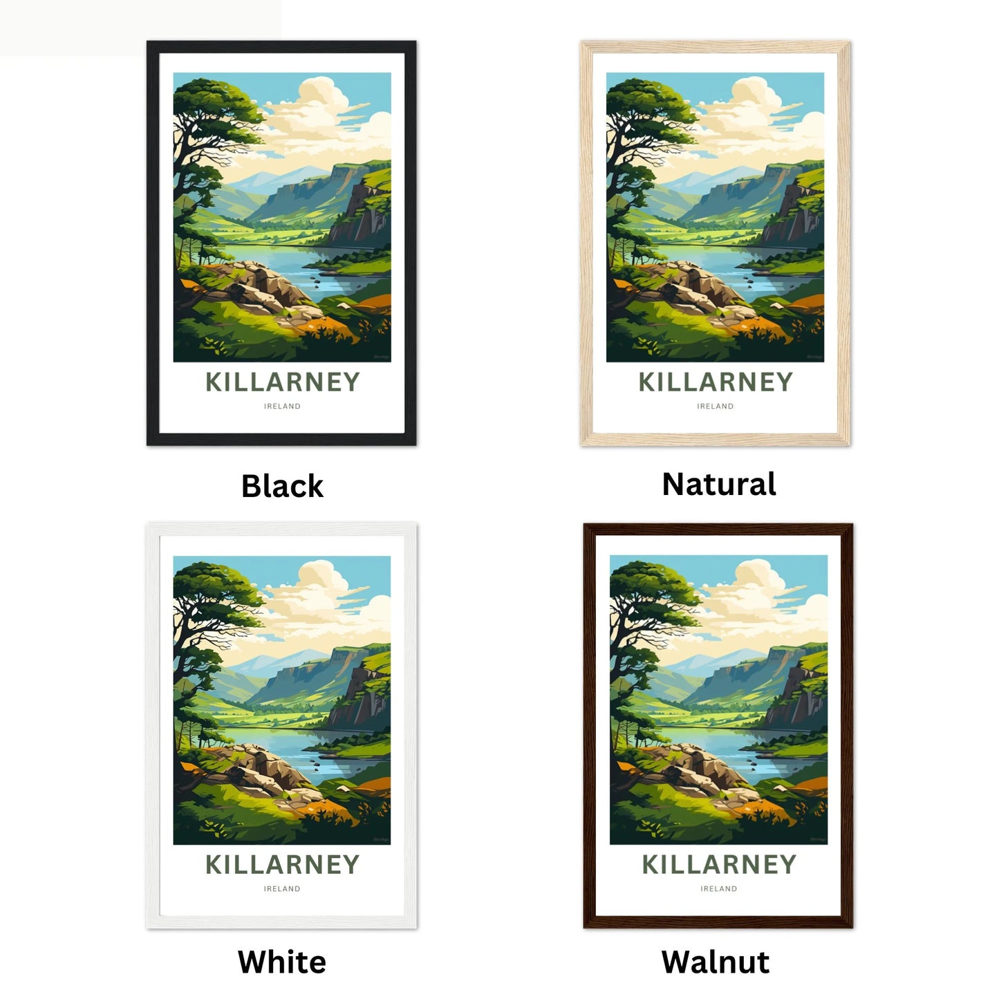 Killarney Travel Poster