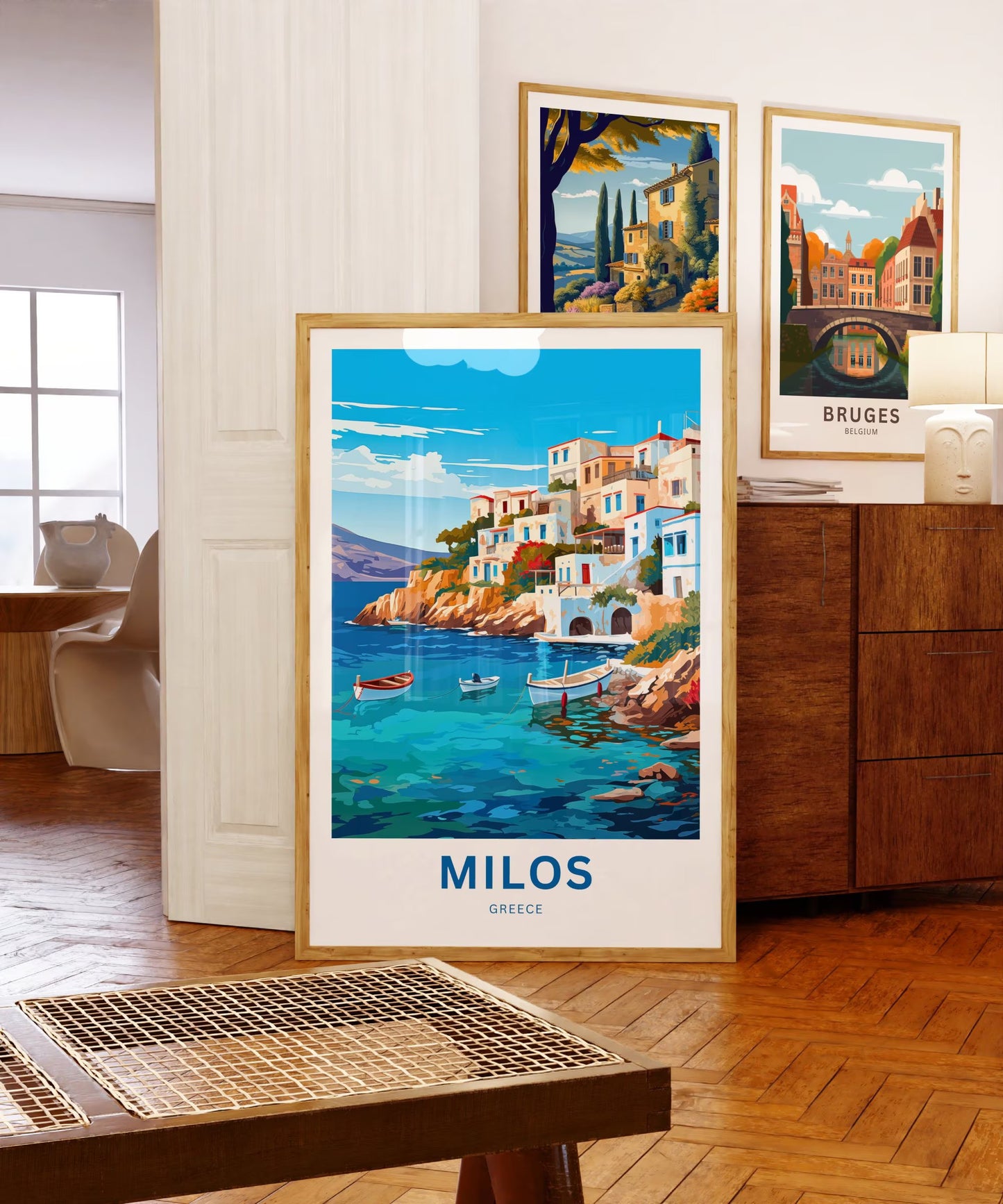 Milos Travel Poster