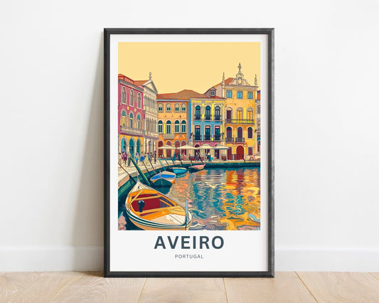 Aveiro Travel Poster