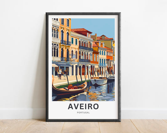 Aveiro Travel Poster