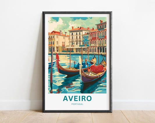 Aveiro Travel Poster