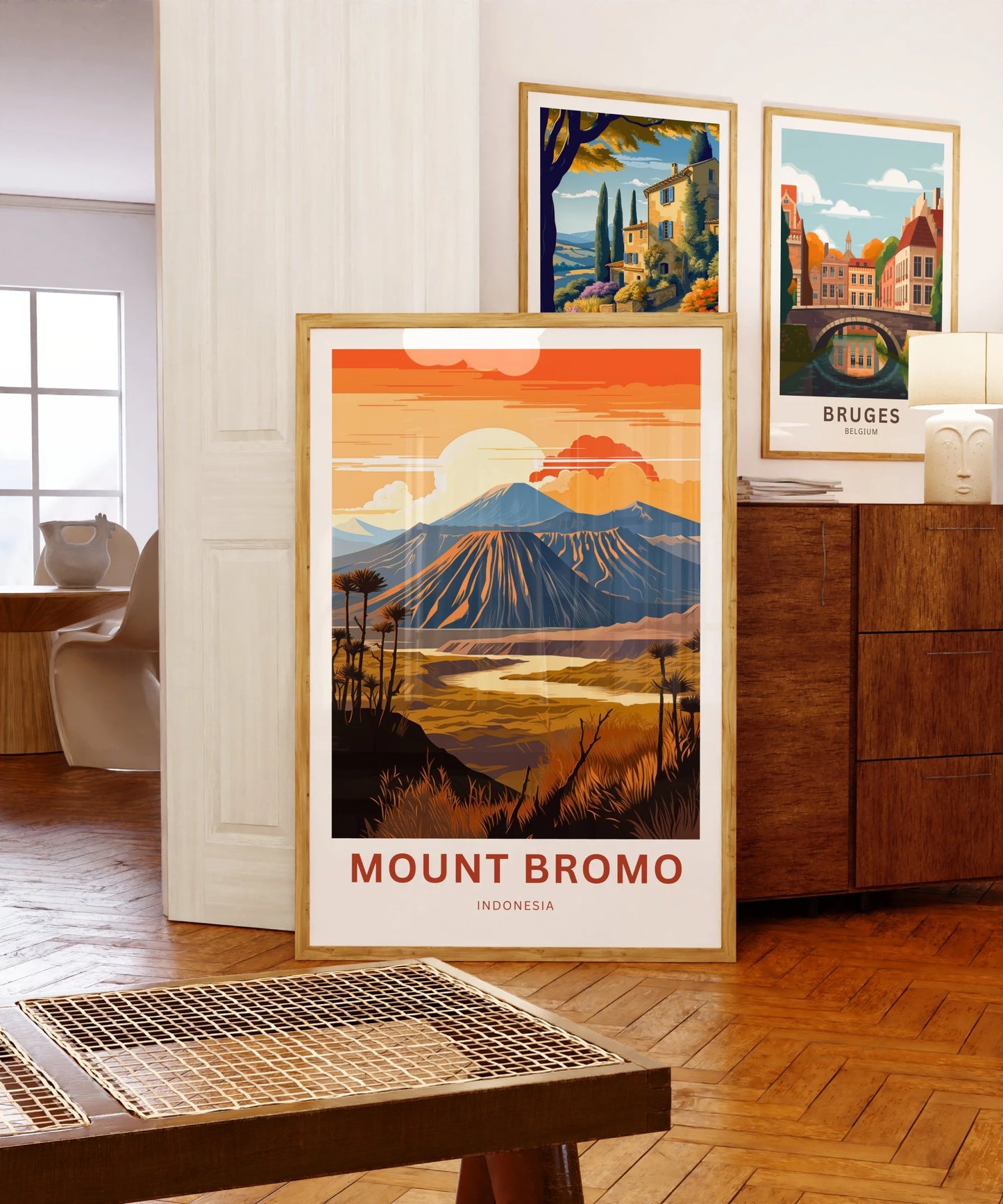 Mount Bromo Travel Poster