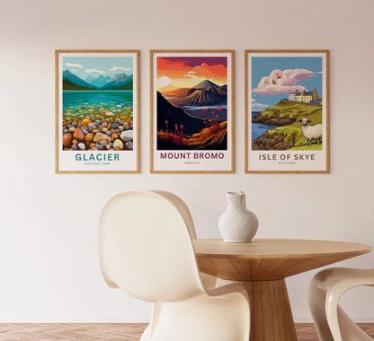 Mount Bromo Travel Poster