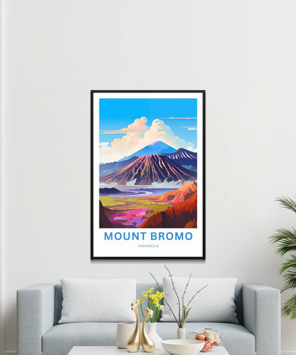 Mount Bromo Travel Poster