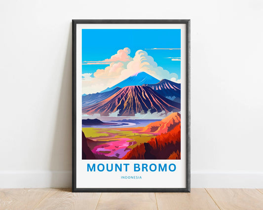 Mount Bromo Travel Poster