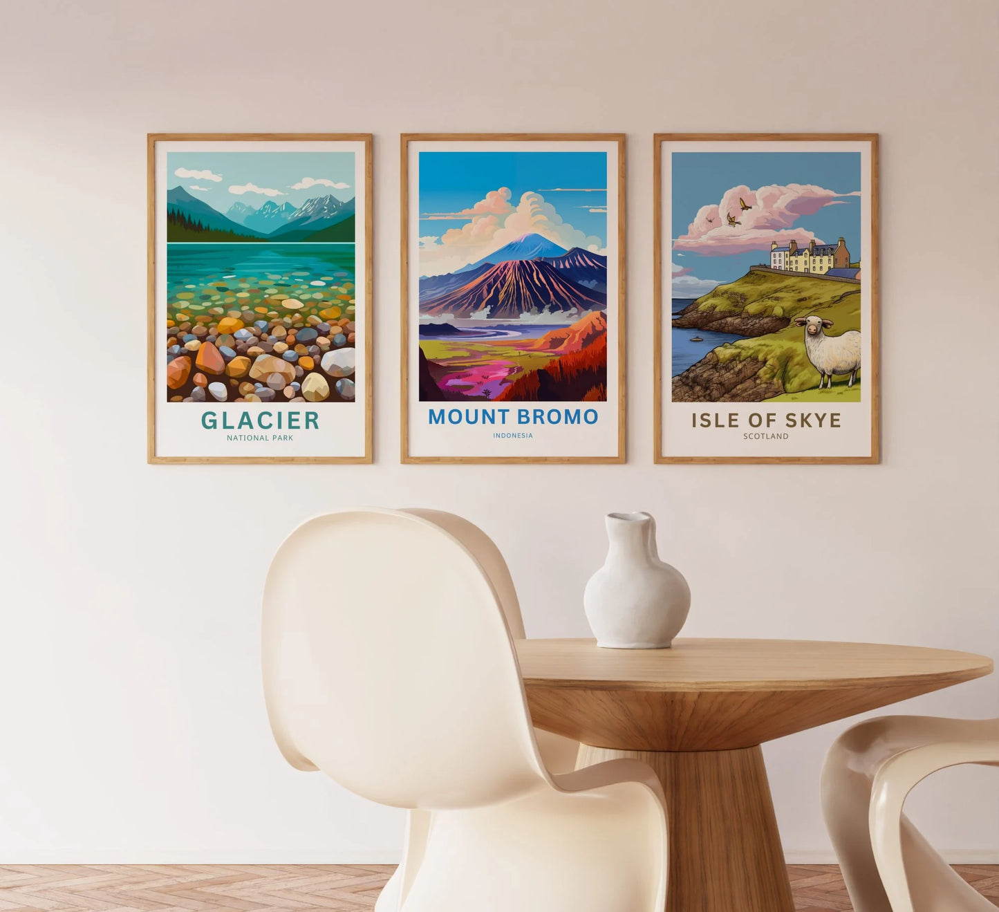 Mount Bromo Travel Poster