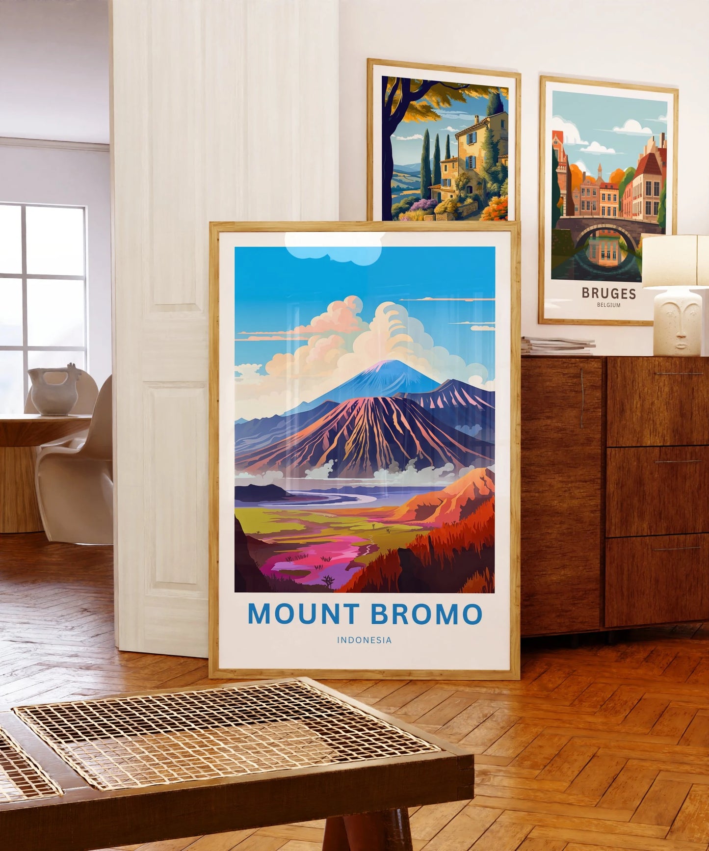 Mount Bromo Travel Poster