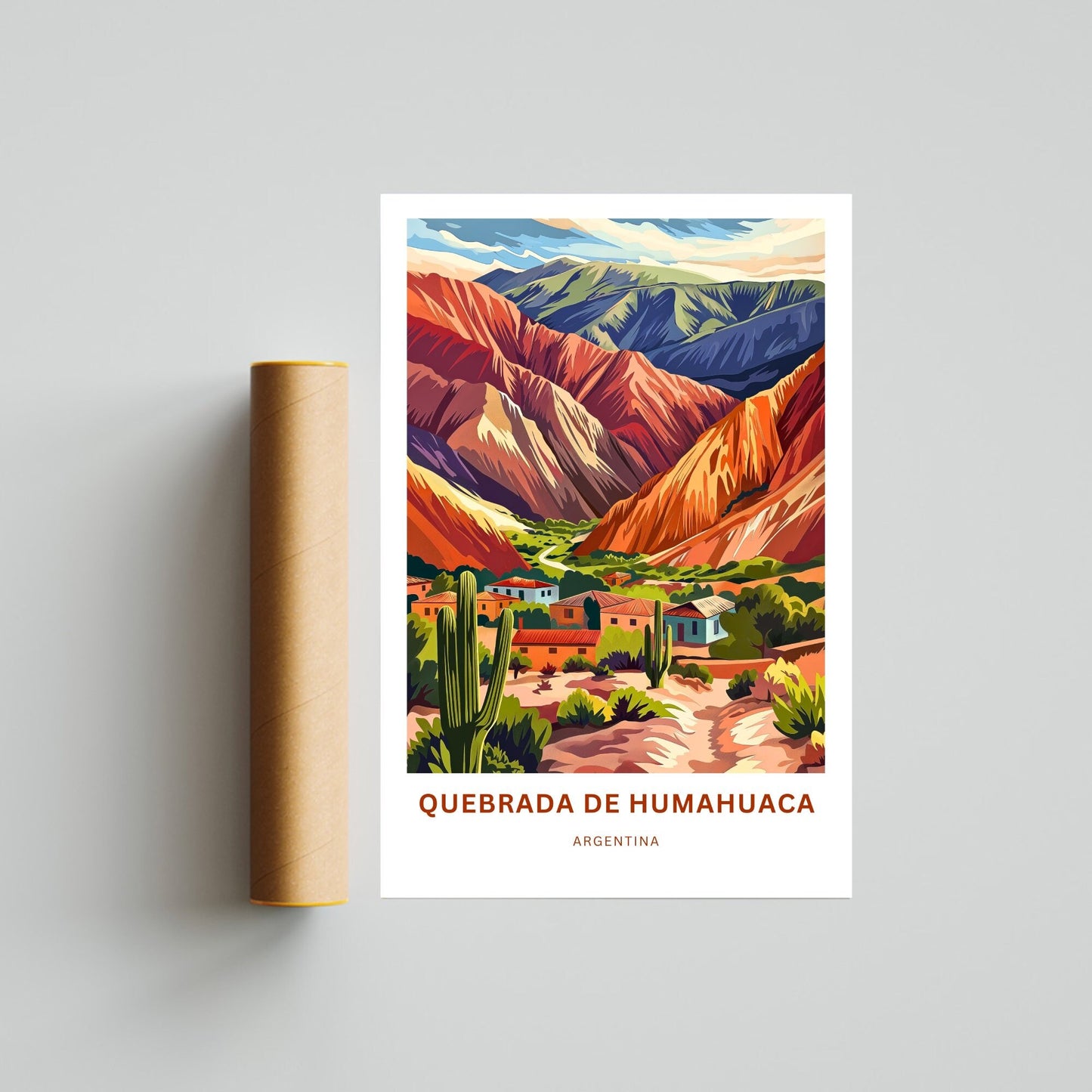 Quebrada de Humahuaca Travel Poster