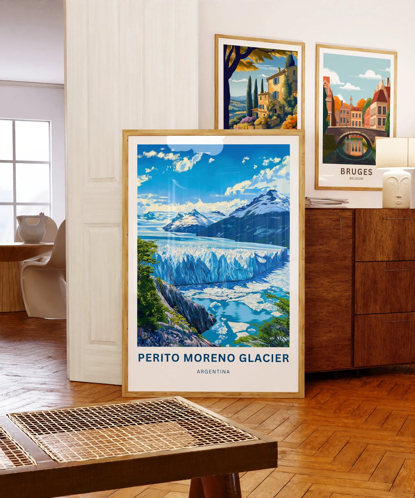 Perito Moreno Travel Poster