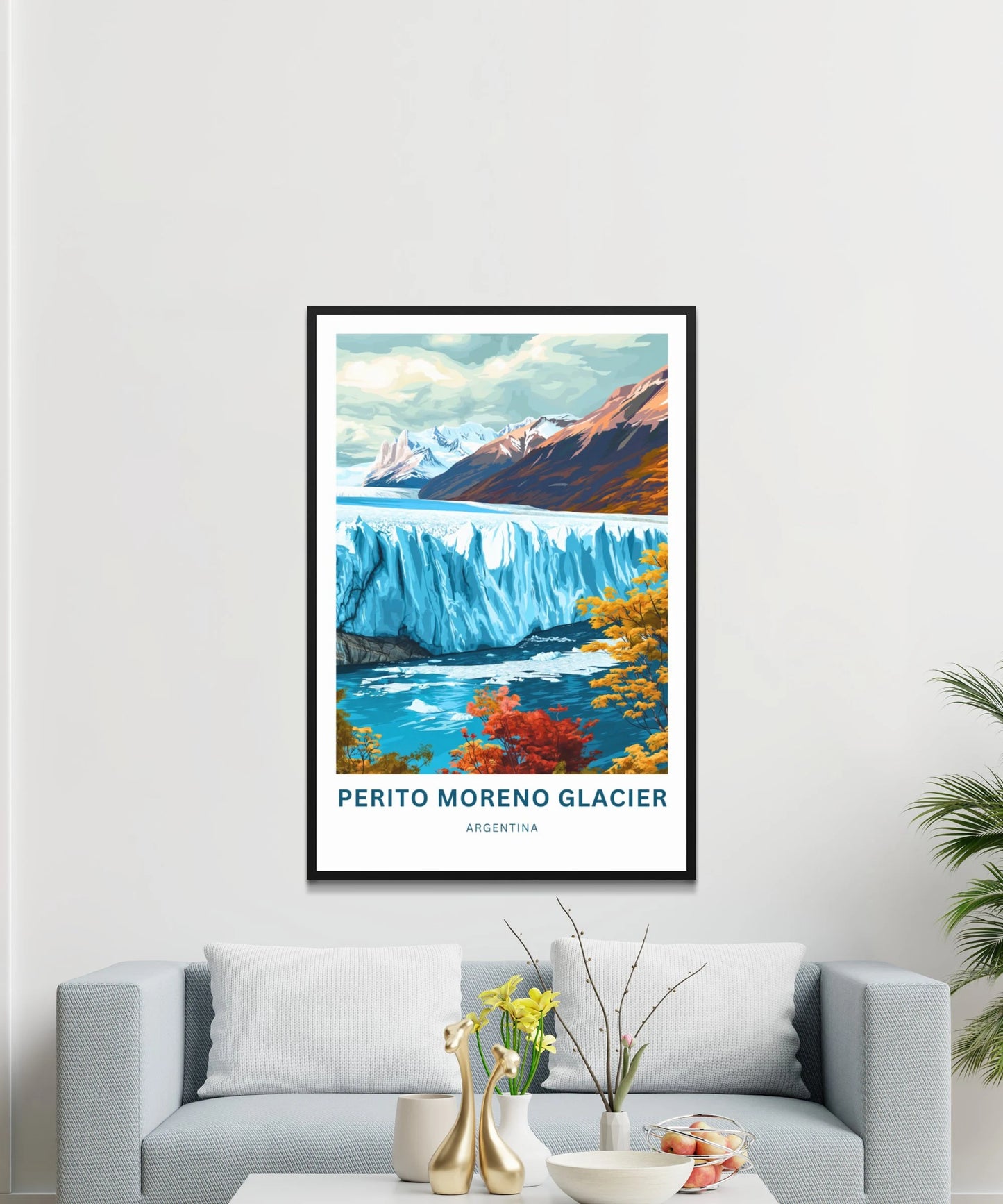 Perito Moreno Travel Poster