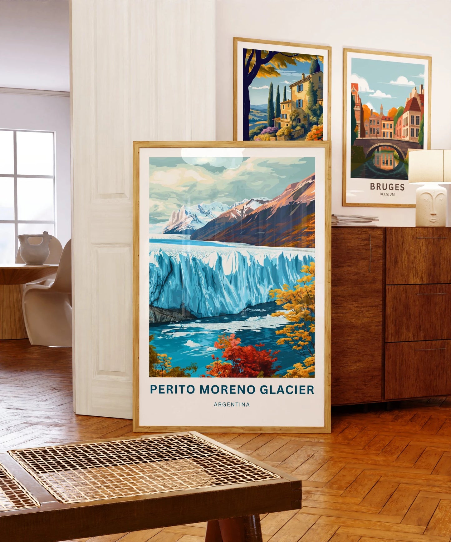 Perito Moreno Travel Poster