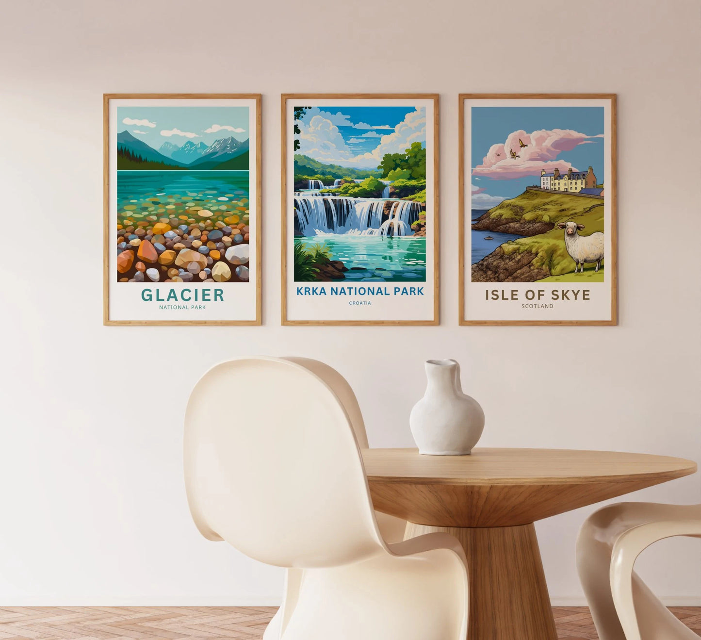Krka National Park Travel Poster