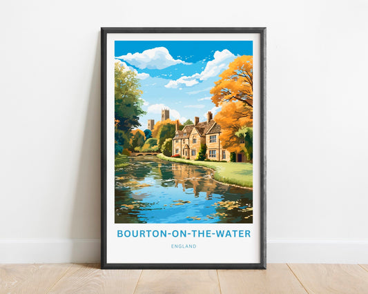 Bourton-on-the-Water Travel Poster