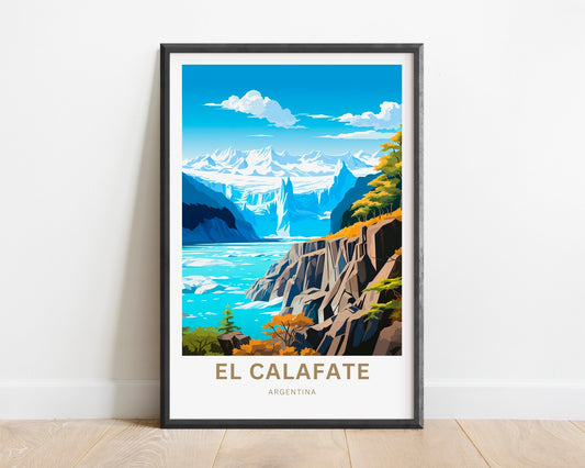 El Calafate Travel Poster