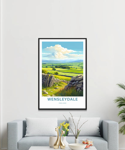 Wensleydale Travel Poster