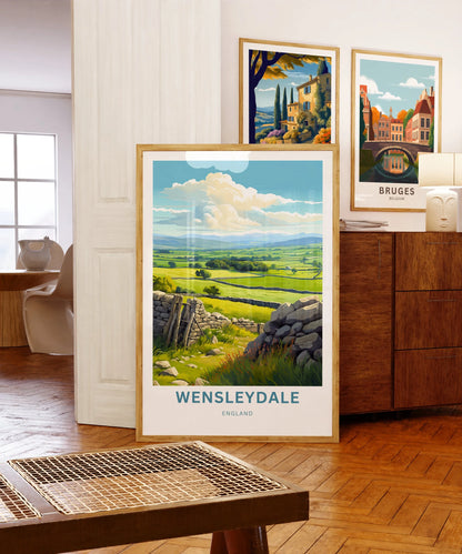 Wensleydale Travel Poster