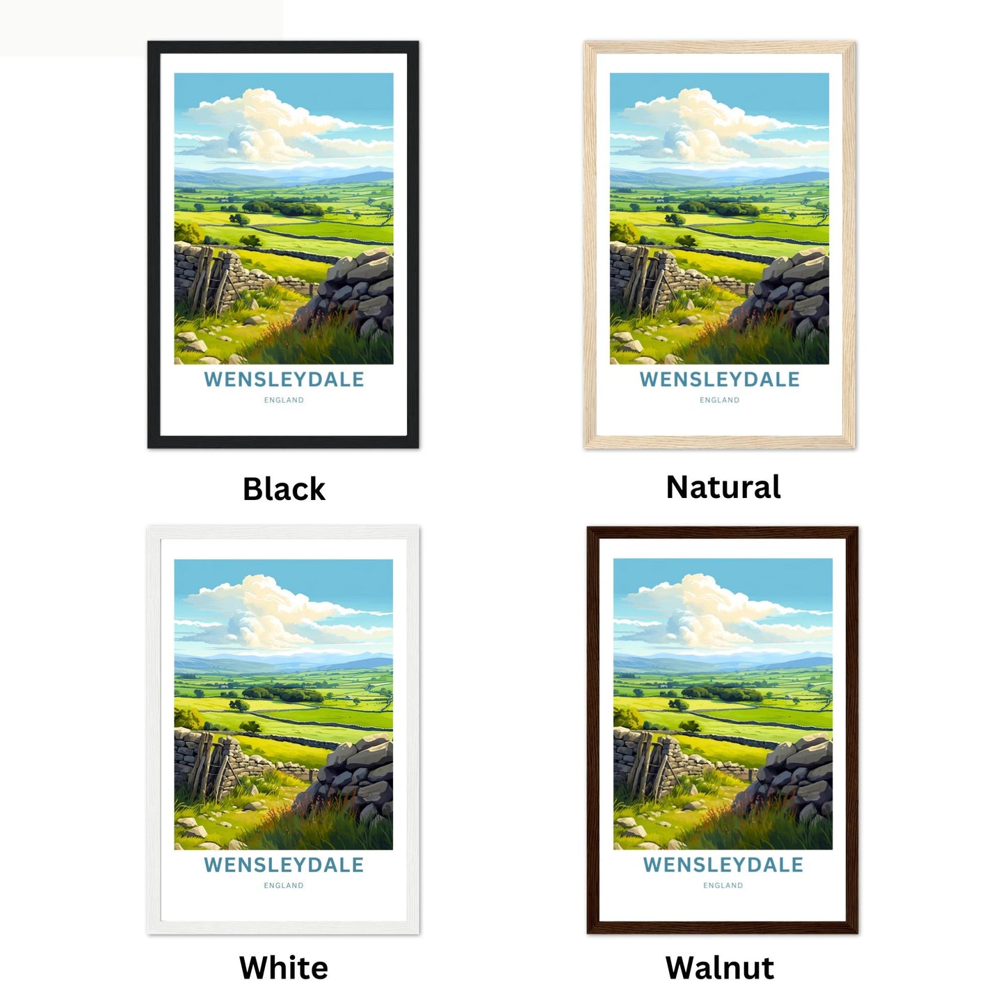 Wensleydale Travel Poster