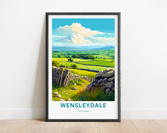 Wensleydale Travel Poster