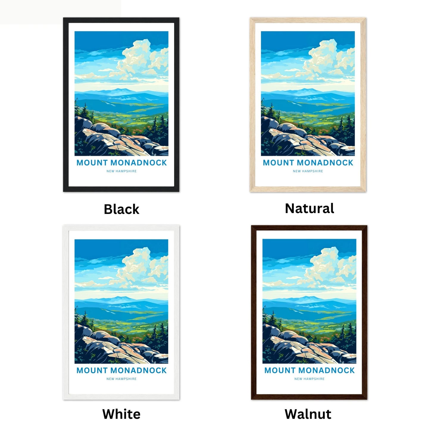 Mount Monadnock Park Travel Poster